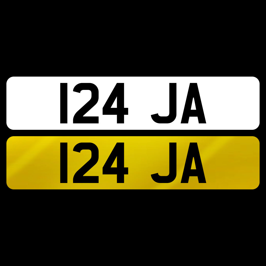 124 JA (Raja) - Number Plate for Sale – REG KING