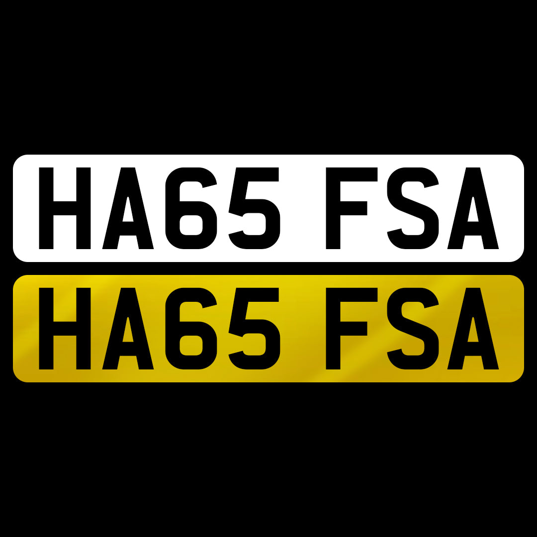 HA65 FSA - Hasfa Plate for Sale – REG KING